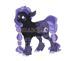 Size: 2900x2300 | Tagged: safe, artist:gigason, oc, oc:moon cloud, earth pony, pony, female, high res, mare, obtrusive watermark, scar, simple background, solo, transparent background, watermark