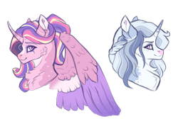 Size: 3764x2531 | Tagged: safe, artist:venommocity, princess cadance, oc, oc:love letter, pony, g4, high res, offspring, parent:princess cadance, parent:shining armor, parents:shiningcadance, simple background, transparent background