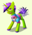 Size: 2600x2800 | Tagged: safe, artist:nihithebrony, oc, oc:neon kitbash, pony, unicorn, clothes, high res, male, shirt, stallion, t-shirt, tail, tail wag, wwe