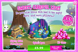 Size: 1960x1301 | Tagged: safe, gameloft, g4, my little pony: magic princess, advertisement, apple, apple core, banana, bed, bedroom, book, bucket, bush, cake, cake slice, cookie, costs real money, cup, cupcake, curtains, door, english, food, fruit, gem, grapes, lock, mighty helm, numbers, pillow, plushie, present, rockhoof's shovel, room, sale, sarcophagus, shovel, spike's room, statue, teacup, teapot, text