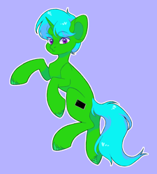 Size: 1800x2000 | Tagged: safe, artist:tvorozhok, oc, oc:green byte, pony, unicorn, commission, ear fluff, male, solo, stallion, unshorn fetlocks