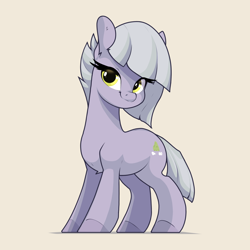 Size: 2550x2550 | Tagged: safe, artist:aquaticvibes, limestone pie, earth pony, pony, g4, colored hooves, cute, female, full body, high res, limabetes, mare, simple background, smiling, solo, when she smiles