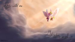 Size: 3840x2160 | Tagged: safe, artist:sparkie45, oc, oc:ray of hope, oc:sparkie, alicorn, changeling, dragon, hybrid, pegasus, pony, high res, shipping, speedpaint, speedpaint available