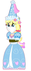 Size: 482x1087 | Tagged: safe, artist:boogeyboy1, megan williams, human, equestria girls, g4, bondage, bound and gagged, cloth gag, clothes, damsel in distress, dress, froufrou glittery lacy outfit, gag, hat, help me, hennin, kidnapped, megandorable, over the nose gag, princess, redraw, scared, simple background, tied up, transparent background, worried