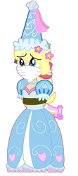 Size: 482x1087 | Tagged: safe, artist:boogeyboy1, megan williams, human, equestria girls, g1, g4, bondage, bound and gagged, cloth gag, clothes, damsel in distress, dress, equestria girls-ified, froufrou glittery lacy outfit, g1 to equestria girls, g1 to g4, gag, generation leap, hat, help me, hennin, kidnapped, megandorable, over the nose gag, princess, puffy sleeves, redraw, scared, simple background, tied up, transparent background, worried