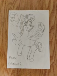 Size: 3000x4000 | Tagged: safe, artist:jazepony, pipp petals, pegasus, pony, g5, my little pony: tell your tale, rule 63, traditional art