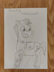 Size: 3000x4000 | Tagged: safe, artist:jazepony, sunny starscout, earth pony, pony, g5, my little pony: tell your tale, rule 63, traditional art