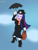 Size: 1500x2000 | Tagged: safe, artist:domedvortex, twilight sparkle, alicorn, human, equestria girls, g4, clothes, dress, famous movie scene, flying, formal wear, high heels, humanized, long dress, long skirt, mary poppins, nanny, shoes, skirt, solo, twilight sparkle (alicorn), umbrella