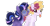 Size: 1280x658 | Tagged: safe, artist:monochrome-sunsets, oc, oc only, oc:nebula, oc:pixie stix, pegasus, pony, unicorn, g4, base used, female, glasses, magical lesbian spawn, mare, offspring, parent:pinkie pie, parent:rainbow dash, parent:starlight glimmer, parent:twilight sparkle, parents:pinkiedash, parents:twistarlight, simple background, tongue out, transparent background