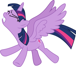 Size: 3405x3000 | Tagged: safe, artist:cloudy glow, twilight sparkle, alicorn, pony, g4, horse play, angry, female, high res, mare, simple background, solo, spread wings, transparent background, twilight sparkle (alicorn), vector, wings