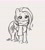 Size: 2180x2416 | Tagged: safe, artist:miokomata, fluttershy, pegasus, pony, g4, chest fluff, clothes, cute, daaaaaaaaaaaw, eyebrows, female, freckles, freckleshy, gray background, grayscale, high res, looking at you, mare, monochrome, scarf, shyabetes, simple background, smiling, smiling at you, solo