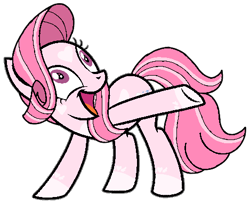 Size: 469x385 | Tagged: safe, artist:muhammad yunus, oc, oc:annisa trihapsari, earth pony, pony, earth pony oc, female, heart, heart mark, mare, open mouth, redesign, simple background, solo, transparent background