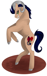 Size: 2500x4000 | Tagged: safe, artist:loopina, oc, oc:panzael, original species, succubus, flirting, incubes, male, pocctober, poctober, simple background, solo, stallion, transparent background