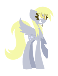 Size: 781x1024 | Tagged: safe, artist:scridley-arts, derpy hooves, pegasus, pony, g4, eye clipping through hair, female, long legs, mare, simple background, solo, transparent background
