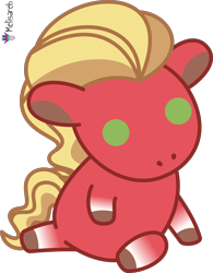Size: 4000x5120 | Tagged: safe, artist:melisareb, part of a set, sprout cloverleaf, earth pony, pony, g5, .svg available, absurd resolution, crossover, kleptocorns, male, simple background, sitting, solo, stallion, transparent background, unshorn fetlocks, vector
