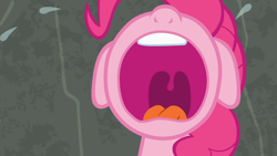 Size: 1920x1080 | Tagged: safe, screencap, pinkie pie, earth pony, pony, g4, rock solid friendship, season 7, 1080p, crying, female, floppy ears, male, mare, mawshot, nose in the air, open mouth, pinkie cry, sobbing, solo, uvula, volumetric mouth
