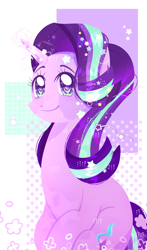 Size: 1175x2000 | Tagged: safe, artist:anubiscatto, starlight glimmer, pony, unicorn, g4, abstract background, female, solo