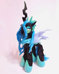 Size: 1440x1800 | Tagged: safe, artist:ponyplushiee, queen chrysalis, changeling, g4, irl, photo, plushie, solo, ultimate chrysalis