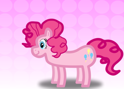 Size: 2975x2147 | Tagged: safe, artist:awesomebrony, pinkie pie, earth pony, pony, g4, female, gradient background, high res, mare, simple background, smiling, solo, standing