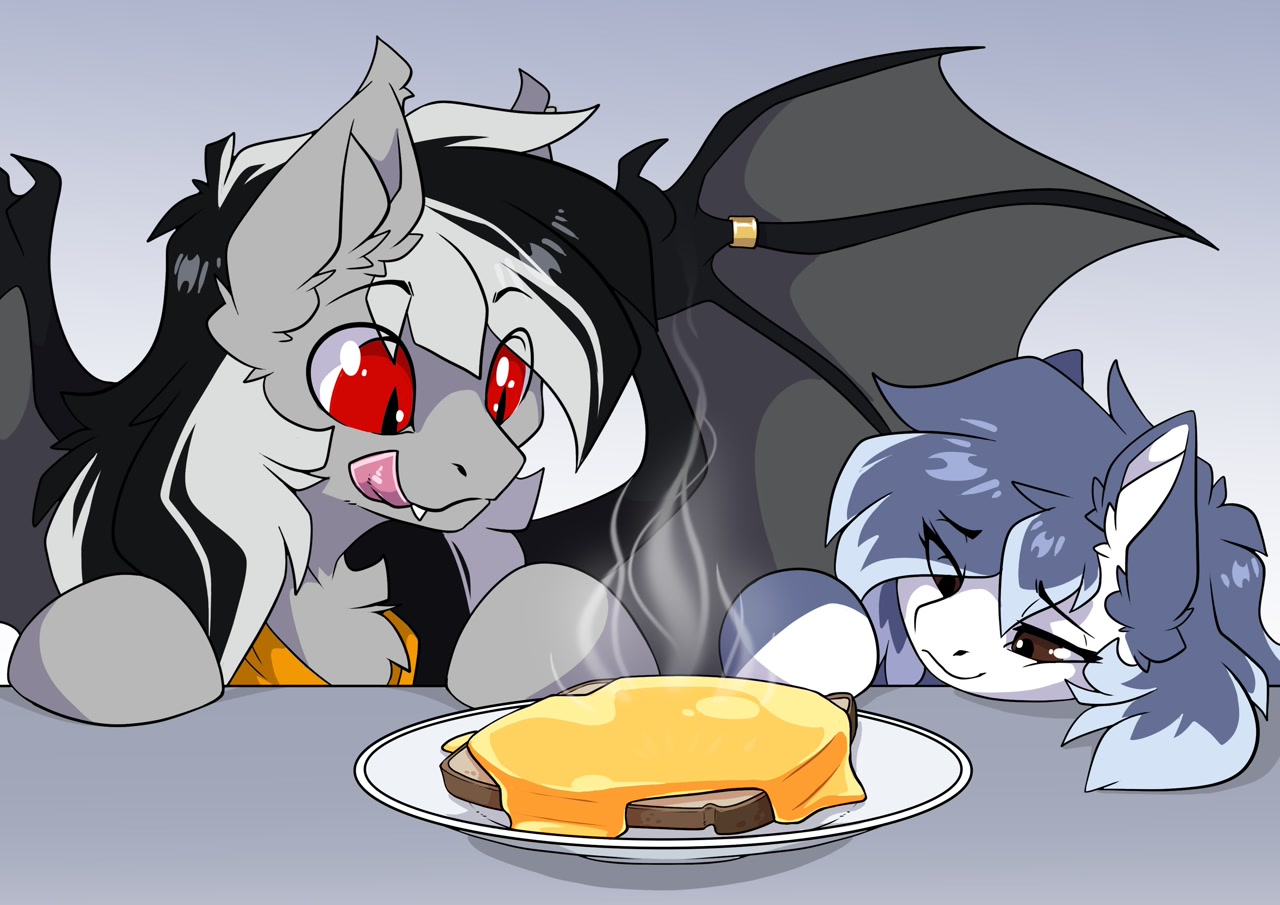 safe, artist:arctic-fox, oc, oc only, oc:ash wing, oc:stormdancer, bat pony...