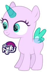 Size: 1337x2064 | Tagged: safe, artist:emperor-anri, oc, oc only, alicorn, pony, alicorn oc, bald, base, eyelashes, female, filly, foal, horn, simple background, smiling, solo, transparent background, wings