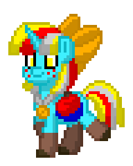 Size: 192x240 | Tagged: safe, oc, oc only, oc:terri softmare, pony, pony town, animated, simple background, solo, transparent background, trotting