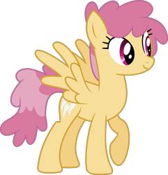 Size: 3000x3112 | Tagged: safe, artist:starryshineviolet, dizzy twister, orange swirl, pegasus, pony, g4, hurricane fluttershy, background pony, female, high res, mare, simple background, smiling, solo, transparent background, vector