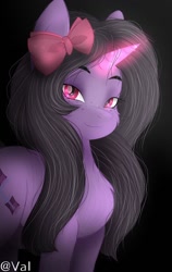 Size: 850x1342 | Tagged: safe, artist:gelians, oc, oc only, pony, unicorn, female, glowing, glowing horn, horn, solo, unicorn oc