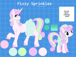 Size: 3000x2250 | Tagged: safe, artist:soundwavedragon, oc, oc:fizzy sprinkles, pony, unicorn, clothes, high res, skirt