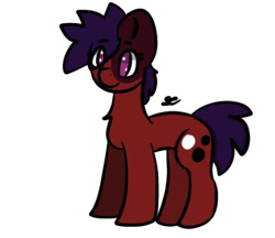 Size: 370x320 | Tagged: safe, artist:90sanlmes, derpibooru exclusive, oc, oc only, oc:mony caalot, earth pony, pony, earth pony oc, female, simple background, solo, white background