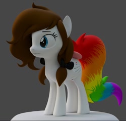 Size: 960x918 | Tagged: safe, artist:sgt_acey, oc, oc only, oc:color splash, pegasus, pony, 3d, female, mare, solo