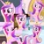 Size: 720x720 | Tagged: safe, edit, editor:megalobronia, screencap, princess cadance, alicorn, pony, a canterlot wedding, equestria games, g4, games ponies play, my little pony: friendship is magic, season 2, season 3, season 4, three's a crowd, collage, colored wings, concave belly, crown, dreamworks face, folded wings, gradient wings, jewelry, peytral, regalia, slender, thin, wings