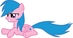 Size: 1024x536 | Tagged: safe, artist:foxyfell1337, firefly, pony, g1, g4, g1 to g4, generation leap, lying down, prone, simple background, solo, transparent background