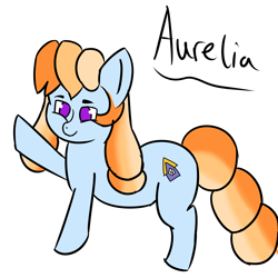 Size: 5000x5000 | Tagged: safe, artist:houndy, oc, oc only, oc:aurelia coe, cute, full body, long hair, long mane, looking at you, multicolored hair, simple background, solo, walking, white background