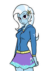 Size: 1200x1600 | Tagged: safe, artist:tacoman dusct, derpibooru exclusive, trixie, human, equestria girls, g4, female, jewelry, simple background, solo, transparent background