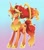 Size: 720x810 | Tagged: safe, artist:life_inazuma, oc, oc only, elemental, pony, unicorn, fire, gradient background, solo