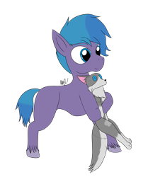 Size: 1994x2388 | Tagged: safe, artist:madtown97, oc, oc only, oc:oleander nightshade, oc:olly, earth pony, pony, wolf, g5, my little pony: a new generation, my little pony: make your mark, blue mane, colt, concave belly, earth pony oc, foal, male, plushie, simple background, toy, transparent background