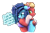 Size: 1800x1200 | Tagged: safe, artist:thescornfulreptilian, misty brightdawn, sprout cloverleaf, earth pony, pony, unicorn, g5, colored, comforting, crying, female, floppy ears, hug, implied opaline arcana, male, mare, ship:mistyclover, shipping, simple background, stallion, straight, text, transparent background, unshorn fetlocks