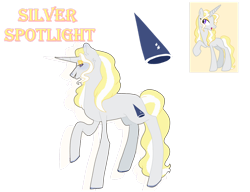 Size: 1280x983 | Tagged: safe, artist:frogstool, oc, oc only, oc:silver spotlight, pony, unicorn, female, mare, offspring, parent:coco pommel, parent:rarity, parent:trenderhoof, parents:trenderity, simple background, solo, sperm donation, transparent background