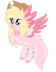 Size: 2314x2951 | Tagged: safe, oc, oc only, oc:lotl love, axolotl, hippogriff, high res, simple background, solo, starry eyes, transparent background, wingding eyes