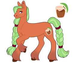 Size: 1280x1086 | Tagged: safe, artist:s0ftserve, oc, oc:apple cider, earth pony, pony, female, mare, simple background, solo, transparent background