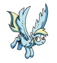 Size: 200x220 | Tagged: safe, editor:fuckomcfuck, idw, derpy hooves, pegasus, pony, g4, comic, cropped, flying, simple background, solo, transparent background