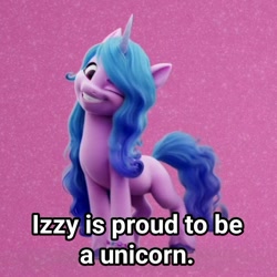 Size: 736x735 | Tagged: safe, edit, edited screencap, screencap, izzy moonbow, pony, unicorn, g5, my little pony: a new generation, female, mare, solo