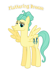 Size: 1134x1506 | Tagged: source needed, safe, anonymous artist, oc, oc only, oc:fluttering breeze, pegasus, pony, male, name, offspring, parent:fluttershy, parent:zephyr breeze, parents:zephyrshy, pegasus oc, product of incest, simple background, solo, stallion, text, transparent background