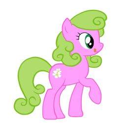 Size: 894x894 | Tagged: safe, artist:ispincharles, daisy, flower wishes, earth pony, pony, g4, female, mare, raised hoof, simple background, solo, transparent background, vector
