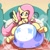 Size: 1932x1944 | Tagged: safe, artist:shslsadcat, fluttershy, pegasus, pony, g4, bed, blushing, diaper, diaper fetish, female, fetish, impossibly large diaper, looking away, mare, non-baby in diaper, open mouth, pillow, poofy diaper, spread legs, spread wings, spreading, wings