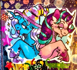 Size: 640x583 | Tagged: artist needed, safe, starlight glimmer, trixie, g4, female, lesbian, ship:startrix, shipping