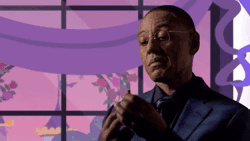 Size: 1280x720 | Tagged: safe, edit, edited screencap, editor:joshthepinkgump, screencap, pinkie pie, earth pony, human, pony, g4, sweet and elite, the ending of the end, animated, bell, breaking bad, explosion, female, gus fring, irl, irl human, male, mare, party cannon, photo, reference to another series, sound, video, webm