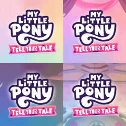 Size: 1920x1920 | Tagged: safe, edit, edited screencap, editor:itsmgh1203, screencap, baby critters, dragon dad, g5, haunted house (episode), my little pony: tell your tale, nightmare night party, spoiler:g5, spoiler:my little pony: tell your tale, spoiler:tyts01e29, spoiler:tyts01e30, spoiler:tyts01e31, spoiler:tyts01e32, my little pony logo, night, no pony