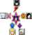 Size: 1044x1146 | Tagged: safe, artist:twilightsporckle, human, g4, blake belladonna, crossover, element of generosity, element of honesty, element of kindness, element of laughter, element of loyalty, element of magic, elements of harmony, irony, meme, qrow branwen, robyn hill, ruby rose, rwby, simple background, transparent background, weiss schnee, yang xiao long